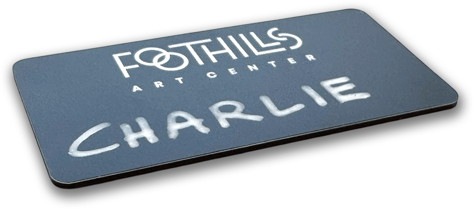 Black Chalkboard Badge