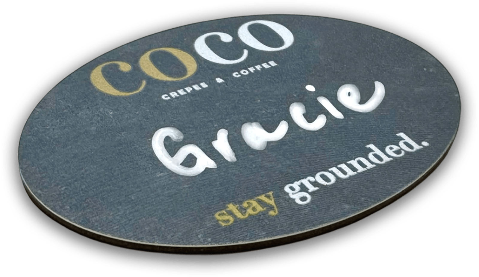 Washed Chalkboard Name Badge