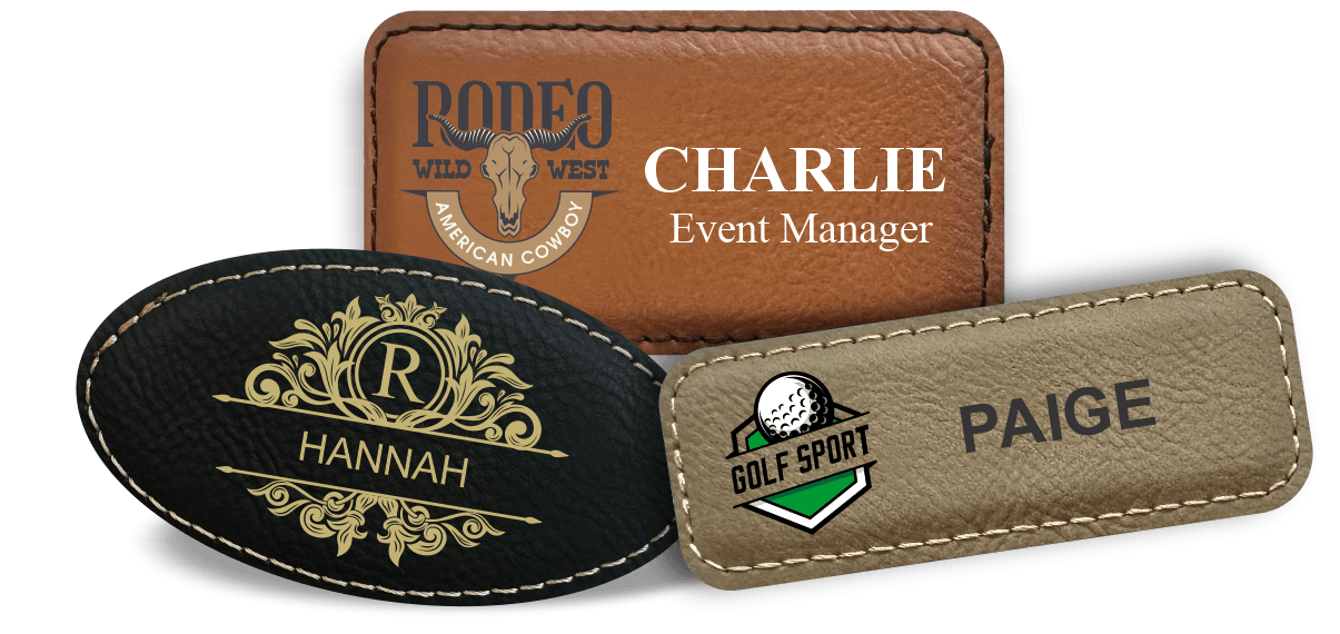 plastic name badges
